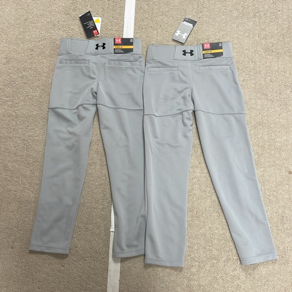 New with tags YSM Under Armour Baseball Pants - Grey - Picture 2 of 2
